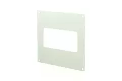 Rectangular plastic wall flange 110 X 55mm - KF