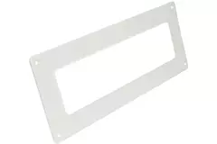 Rectangular plastic wall flange 220 X 55mm - KF25