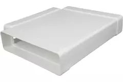 Rectangular plastic T-piece 220 x 55mm - KT25
