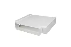 Rectangular plastic T-piece 220 x 55mm - KT25