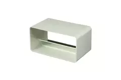 Rectangular plastic back draught shutter 110 x 55 - KV