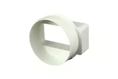 Rectangular plastic reducer Ø 100mm - 110 x 55 - KSD1