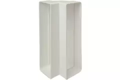 Rectangular plastic vertical 90° bend 220 x 55mm - KLV25-90