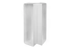 Rectangular plastic vertical 90° bend 220 x 55mm - KLV25-90