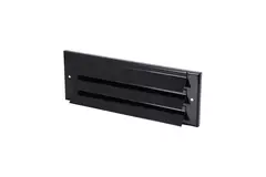 External wall grille surface mounted 300mm x 100mm BLACK