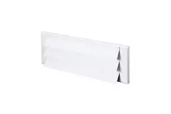 Outside wall grille surface-mounted 300mm x 100mm WHITE