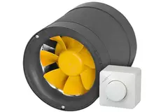 Ruck® inline tube fan Etamaster with EC motor - 220 m³/h -Ø 125 mm + PWM control