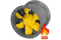 Axial duct fan flue gas - AL 500 D2 F4 01