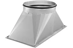 Ruck® transition duct/pipe - 300x200 - Ø250 - UKR 3020 01