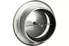 Stainless steel ventilation supply valve Ø 125 mm with fixing collar - DVS-PY125