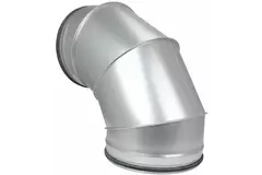 Round spiral bend 90° Ø 315mm for spiral duct