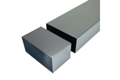 Connection piece 300x80 for galvanised flat duct