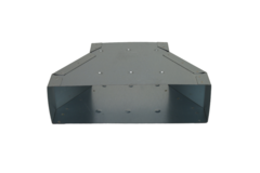 Reducer 300 x 80 mm to 220 x 80 mm for galvanised flat duct