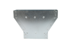 Reducer 300 x 80 mm to 220 x 80 mm for galvanised flat duct