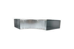 T-piece 90 degrees 300x80 - 220x80 for trunking