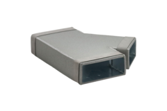 Thermoduct T-piece 45 degrees 220x80 - 170x80 for ducting
