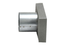 Thermoduct cover 170x80 with connection diameter 80 mm for flue pipe