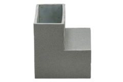 Thermoduct flat duct elbow 90 degrees 220x80 mm vertical