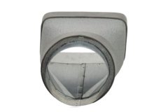 Thermoduct reducer 220x80 mm to diameter 160 mm