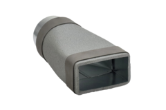 Thermoduct reducer 220x80 mm to diameter 125 mm