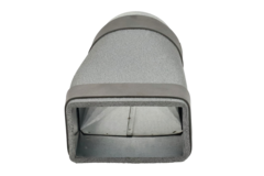 Thermoduct reducer 220x80 mm to diameter 125 mm