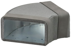 Thermoduct flat duct elbow 45 degrees 300x80 mm horizontal