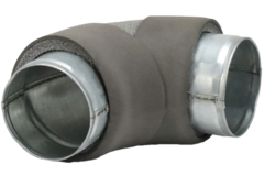 Thermoduct bend diameter 80 mm 90º (not safe)