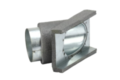 Thermoduct 45º branche piece 80 mm