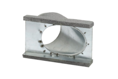 Thermoduct 45º branche piece 80 mm