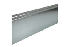 Galvanized collapse channel 220x80 mm with length 1500 mm