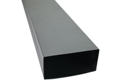 Galvanized collapse channel 220x80 mm with length 1500 mm
