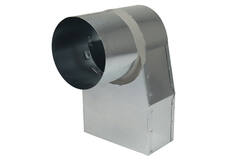 Slate corner piece 220x80 mm to diameter 150 mm for inlet duct