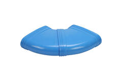 Wavin Ventiza Elbow 90 degrees PVC oval 235x80 mm horizontal M/M