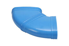 Wavin Ventiza Elbow 90 degrees PVC oval 235x80 mm horizontal M/M