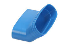 Wavin Ventiza Elbow 45 degrees PVC oval 235x80 mm vertical M/S