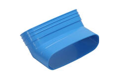 Wavin Ventiza Elbow 45 degrees PVC oval 235x80 mm vertical M/S
