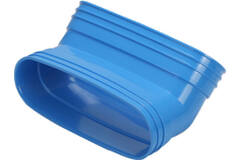 Wavin Ventiza Elbow 45 degrees PVC oval 195x80 mm vertical M/M