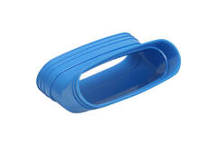 Wavin Ventiza Elbow 45 degrees PVC oval 235x80 mm vertical M/M