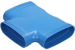 Wavin Ventiza T-piece 90 degrees PVC oval 235x80 mm M/M/M