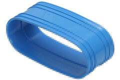 Wavin Ventiza Glue Socket PVC Oval 195x80 mm M/M