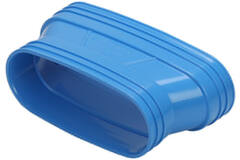 Wavin Ventiza Transition PVC Oval 235x80 mm to 195x80 mm M/M