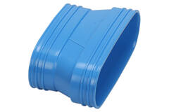 Wavin Ventiza Transition PVC Oval 235x80 mm to 195x80 mm M/M