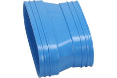 Wavin Ventiza Transition PVC Oval 235x80 mm to 195x80 mm M/M