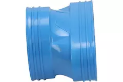 Wavin Ventiza Transition PVC Oval 235x80 mm to 160 mm M/M