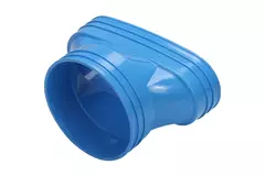 Wavin Ventiza Transition PVC Oval 235x80 mm to 160 mm M/M