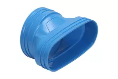 Wavin Ventiza Transition PVC Oval 235x80 mm to 160 mm M/M