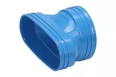 Wavin Ventiza Transition PVC Oval 235x80 mm to 160 mm M/M