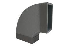 Thermoduct bend 90 degrees 170x80 horizontal duct