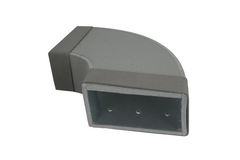 Thermoduct bend 90 degrees 170x80 horizontal duct