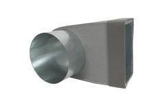Thermoduct angled corner piece 220x80 mm to diameter 125 mm